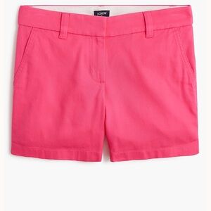 J. Crew Pink Bermuda Shorts Tailored Cotton Blend